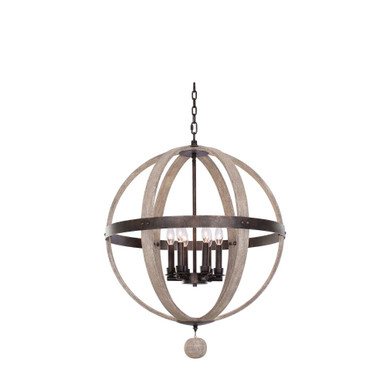 Harper 6 Light Large Pendant by Kalco - 506851FG