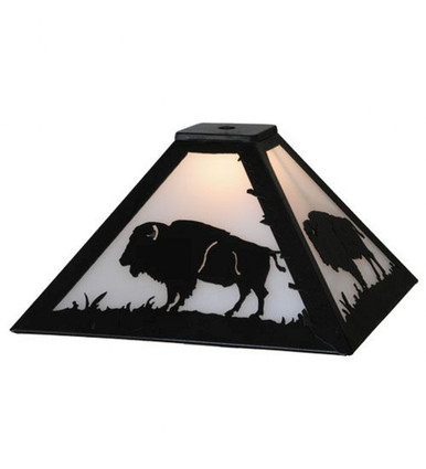 Buffalo Square Glass Shade by Meyda Tiffany - 144469