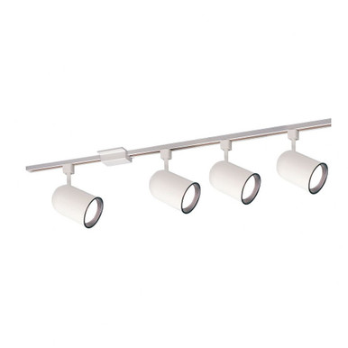One Light Line Voltage Round Track Head (Pack of 4) by Nora  - NTL-156/4H