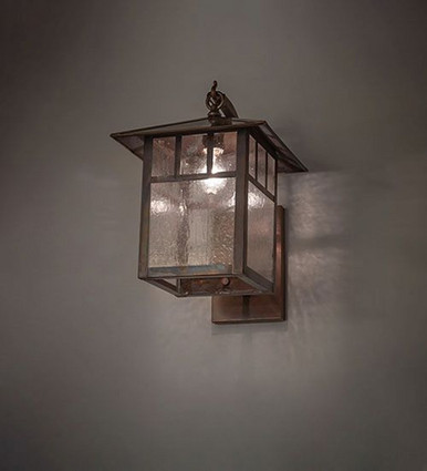 Seneca Double Bar Mission 1 Light Wall Sconce 18 x 12 Inch by Meyda Tiffany - 274978