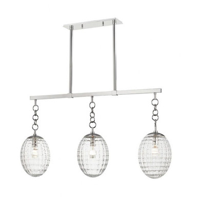Venice 3 Light Linear Pendant 23.5 x 43 Inch by Hudson Valley - 4940