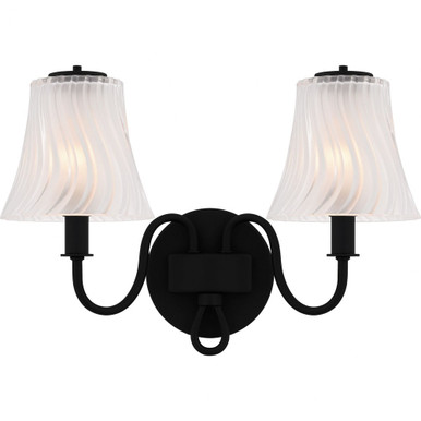 McKinney 2 Light Bath Vanity 11 Inch Tall and 15.5 Inch Wide by Quoizel - MCK8615