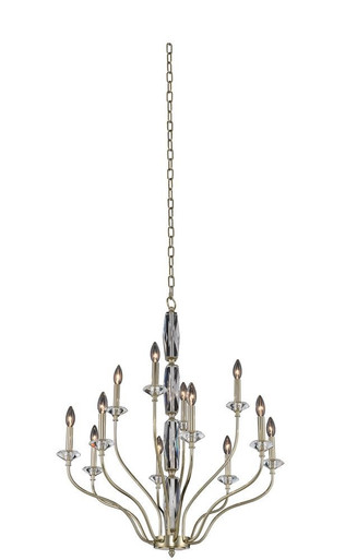 Savia 12 Light Large 2 Tier Chandelier by Allegri - 035671-041-FR001