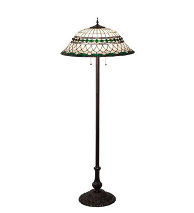 Tiffany Roman Three Light Floor Lamp by Meyda Tiffany - 31975