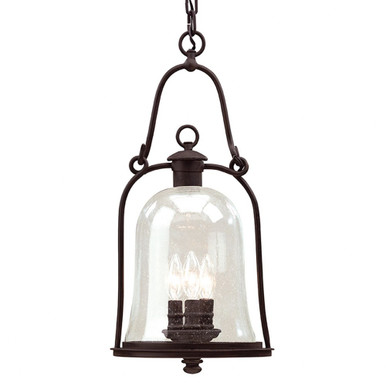 Owings Mill 3 Light Small Outdoor Pendant by Troy - F9467-TBK
