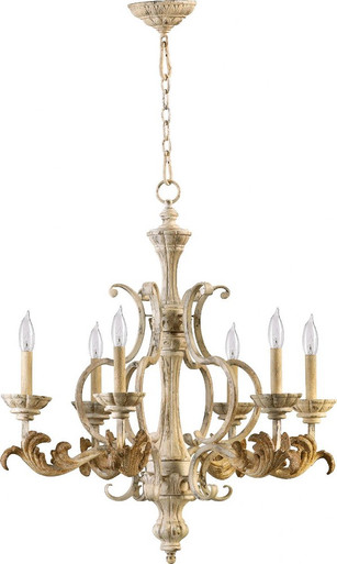 Florence 6 Light Large Chandelier by Quorum - 6037-6-70