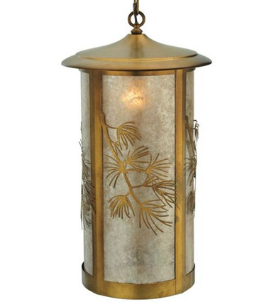 Fulton Lone Pine 1 Light Pendant 33 x 14 Inches by Meyda Tiffany - 118673
