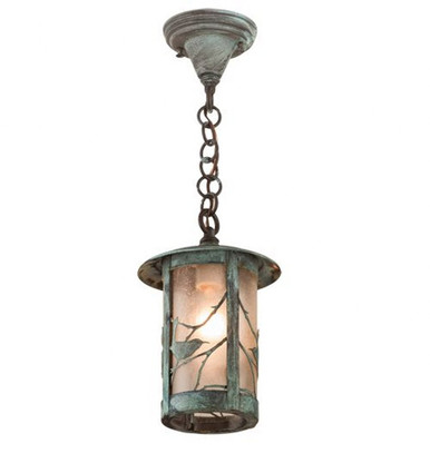 Fulton Song Bird 1 Light Mini Pendant 18 x 8 Inches by Meyda Tiffany - 37385