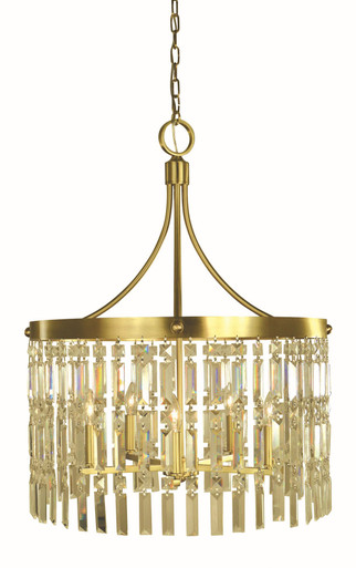 Holly 6 Light Medium Crystal Chandelier by Framburg - 5755 BR