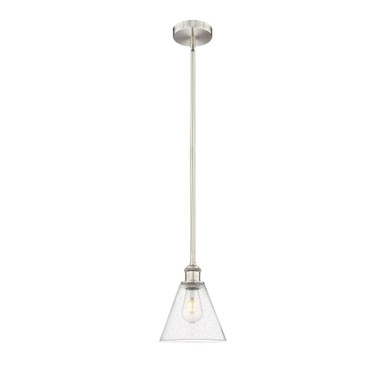 Berkshire Glass 1 Light Stem Hung Mini Pendant 9.5 X 8 by Innovations - 616-1S-GBC-8
