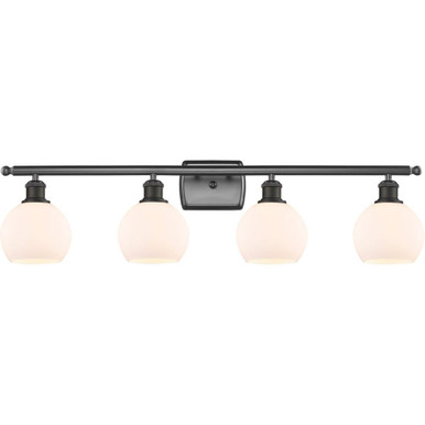 Athens 100W 4 LED Bath Vanity 8.88 Inch and 35.88 Inch Wide by Innovations - 516-4W-G12-6-LED
