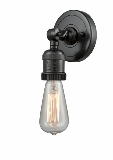 Franklin Restoration 1 Light Bare Bulb Wall Sconce by Innovations - 202ADA-BK