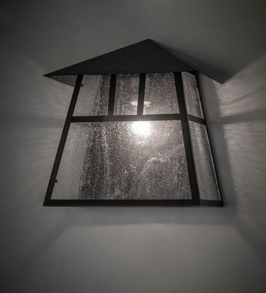 Stillwater Double Bar Mission 1 Light Wall Sconce 13 x 12 Inch by Meyda - 265138