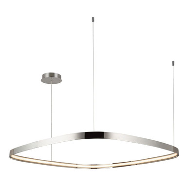 Yukon 41W LED Pendant 1.5 Inch Tall and 39.25 Inch Wide by Kuzco - PD78040-PN-UNV