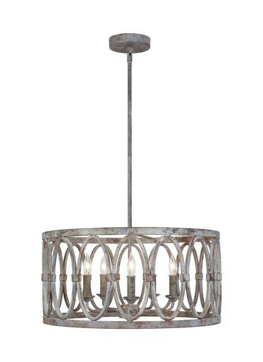 Sean Lavin 5 Light Medium Caged Chandelier by Visual Comfort Studio - f3222/5da