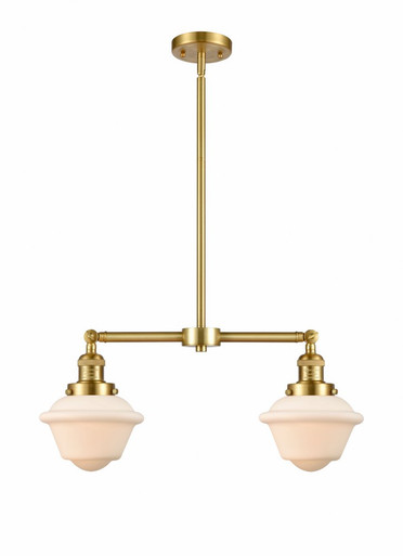 Oxford 2 Light Stem Adjustable Island 10 and 24 Inch Wide by Innovations - 209-SG-G531