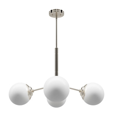 Hepburn 4 Light Large Modern Chandelier by Hunter - 13208