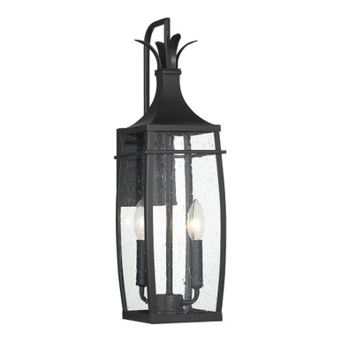 Montpelier 2 Light Outdoor Wall Lantern by Savoy House - 5-766-BK