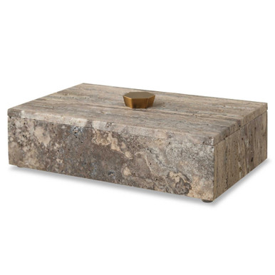 Griseus 9.5 Inch Stone Box by Uttermost - 18153