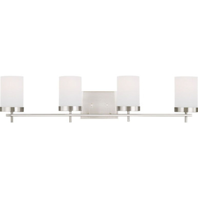 Zire 4 Light Vanity Light 34 Inch Wide by Visual Comfort Studio - 4490304