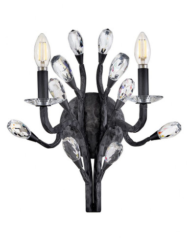 Eve 5W 2 LED Medium Wall Sconce 15.5 Inch Tall by Fredrick Ramond - FR46802BGR