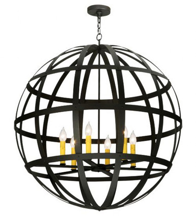 Atlas 6 Light Pendant 51 Inches Tall and 42 Inches Wide by Meyda Tiffany - 122886