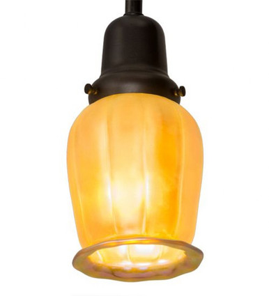 Revival Chelsea Favrile 1 Light Mini Pendant 55 Inch Tall by Meyda Tiffany - 184779