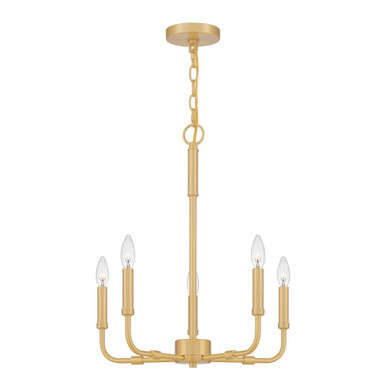 Abner 5 Light Small Chandelier by Quoizel - ABR5018
