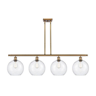 Athens 4 Light Stem Hung Island 12.5 Inch X 48.25 Inch Wide by Innovations - 516-4I-G12-10
