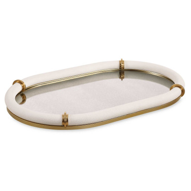 Cyprus, Oval Tray 2 Inches Tall and 24 Inches Wide by Uttermost - 18229