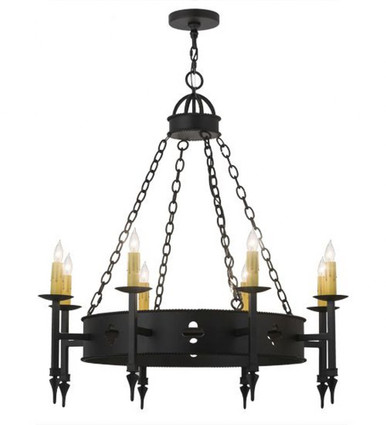 Sabrina 8 Light Chandelier 45 x 38 Inches Wide by Meyda Tiffany - 167058
