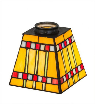 Prairie Corn 5 Inch Square Shade by Meyda Tiffany - 23850