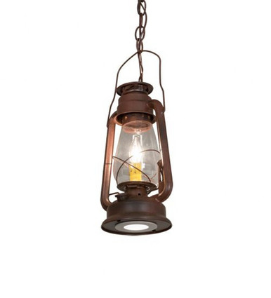 Miners Lantern 1 Light Mini Pendant 20 x 7 In by Meyda Tiffany - 216486