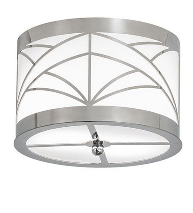 Revival Deco 2 Light Flush Mount 8 x 9.5 In by Meyda Tiffany - 111286