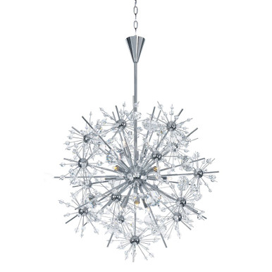 Starfire 11 Light Medium Chandelier by Maxim - 39745BCPC