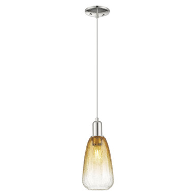 Brookhaven Almond 1 Light Cord Hung Mini Pendant 13.83X6 by Innovations - 716-1P-PN-G480-6AM