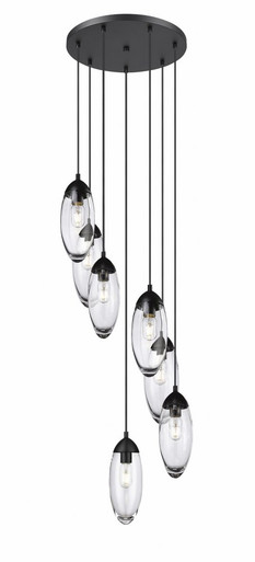Arden 7 Light Chandelier 12 Inches Tall and 18 Inches Wide by Z-Lite - 651P-7R