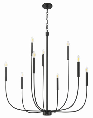 Traci 9 Light Chandelier 41 Inch Tall and 37.38 Inch Wide by Craftmade - 59829