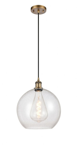 Athens 1 Light Brass Medium Pendant by Innovations - 516-1P-G12-12