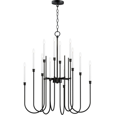 Tux 12 Light Oversized Chandelier by Maxim - 11286BK