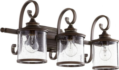 San Miguel Three Light Vanity Light by Quorum - 5073-3-39