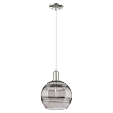 Rochester 1 Light Cord Hung Mini Pendant 12.45X 10 Inch Wide by Innovations - 716-1P-G556-10