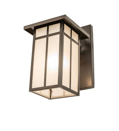 Hyde Park T Mission 1 Light Wall Sconce 12.5 x 7 Inches by Meyda Tiffany - 251750