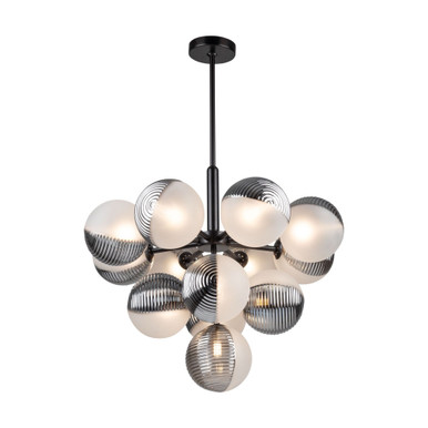 Bolla 13 Light Medium Chandelier by Artcraft - AC11883BK