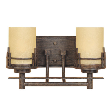 Mission Ridge 2 Light Vanity Light by Designers Fountain - 82102-wm