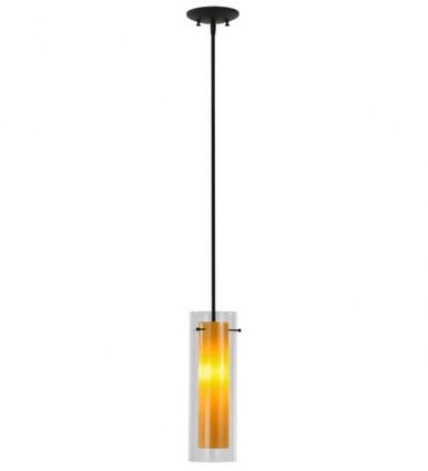 Cilindro Agoura 1 Light Mini Pendant 43 x 5 Inches by Meyda Tiffany - 140221