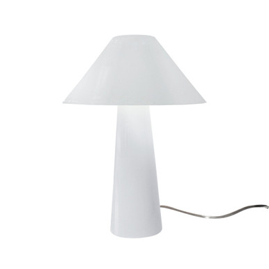 Portable 2 Light Tall Table Lamp 21.5 x 15 Inches by JD CER-2555-WHT - CER-2555-WHT