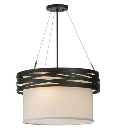 Cilindro Complex 2 Light Pendant 25 x 18 Inches by Meyda Tiffany - 147209