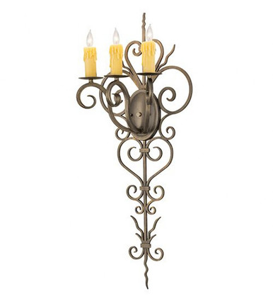 Kenna 3 Light Wall Sconce 36 x 14.5 Inches by Meyda Tiffany - 255151