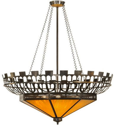 Davis Street 12 Light Inverted Pendant 62 x 55 Inches by Meyda Tiffany - 149112